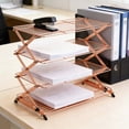 thumbnail image 3 of zhangmingg Adjustable Tiered Stackable Rack for Baking Roasting and Cooking with Copper Finish Design, 3 of 6