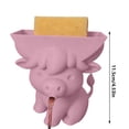 thumbnail image 3 of Funny Cow Sponge Kitchen Sink Sponge Stand Keeps Your Sponge Dry Cute Cow Countertop Sponge Organizer Multiple Colors Available, 3 of 8
