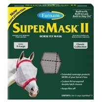 Farnam SuperMask II Extra Large Silver Horse Fly Mask