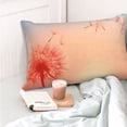 thumbnail image 4 of Fotbe The Sunset of Dandelion Funda de Almohada Decorativa Estilo Occidental, Lujo en Algodón, Fundas para Almohadas King, Cojín Estampado para Decoración del Hogar-14"x20", 4 of 6