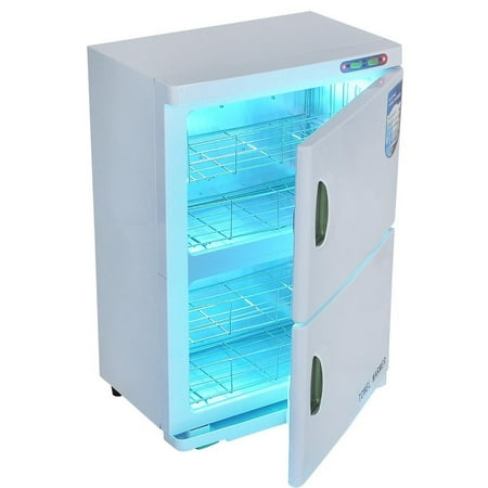 46L Capacity Hot Towel Cabinet w/ UV Sterilizer Electric Equipment For Massage Facial Spa Beauty Salon