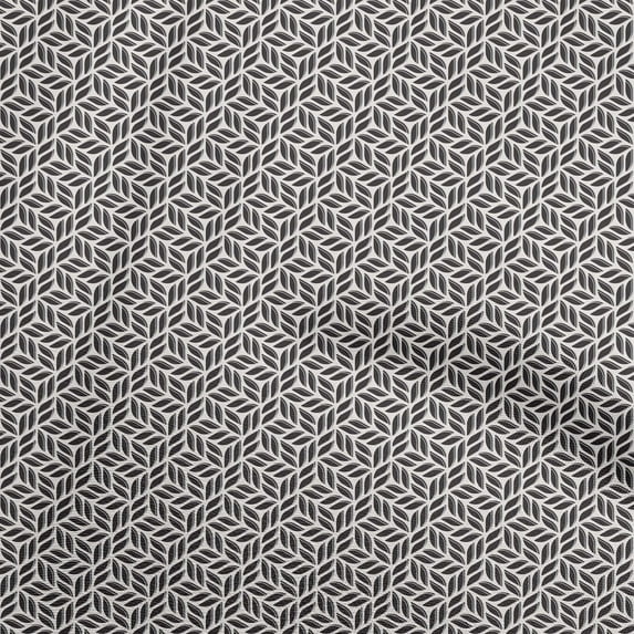 oneOone Velvet Black Fabric Asian Block Sewing Fabric By The Yard Printed Diy Clothing Sewing Supplies 58 Inch Wide