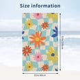 thumbnail image 4 of Yibo Pink Checkered Bath Towel Towel Quick Dry Ultra Absorbent Lightweight Shower Towel for Bathroom Outdoor Swimming, 4 of 9