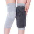 thumbnail image 1 of Mujeres Hombres Calentadores de rodilla de invierno Rodillera Manga Calentador de piernas Espesar Rodilleras Rodilleras Código XL gris, 1 of 1