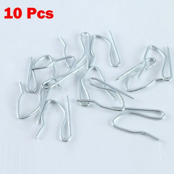 10/20/50 Pc Curtain Hook Metal Pin S Hook Curtain Hook Home Window Accessories Shades Shutters Brackets Alternative Hardware