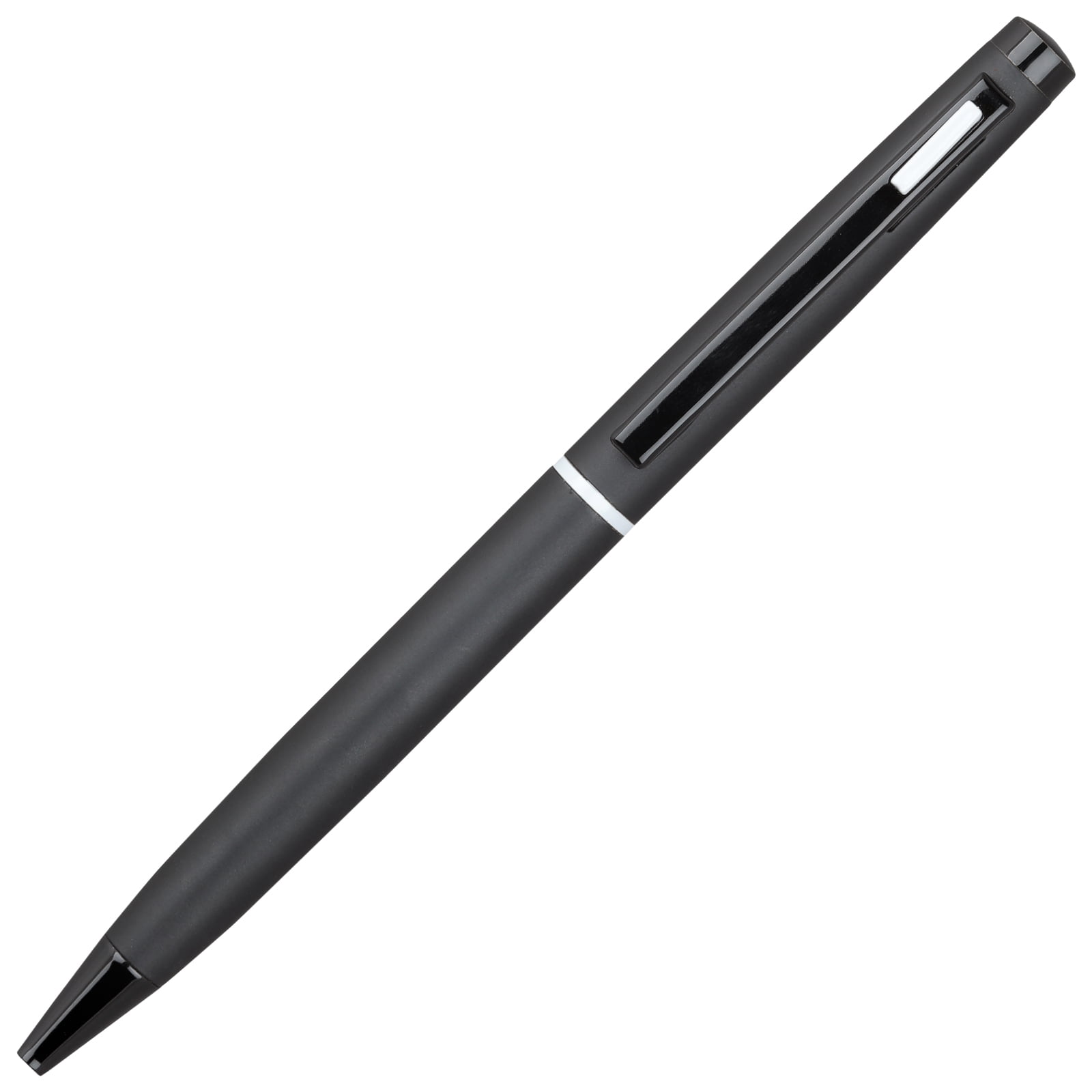 4G Ball Pen - Matt Black with White Accents with Single Gift Box Maple