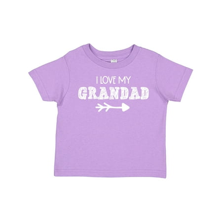 

Inktastic I Love My Grandad with Arrow Gift Toddler Boy or Toddler Girl T-Shirt