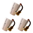 thumbnail image 3 of Injueey Taza de té blanca, tamaño portátil y taza de cerámica fácil de limpiar para amantes del té, opciones de capacidad, taza de jugo, Type1 NO1, 3 of 6