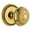 Lifetime Brass, variant on Grandeur Solwin_Psg_234 Soleil Solid Brass Passage Door Knob Set - Brass