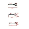 thumbnail image 2 of Rear Chain Adjuster M6 Mini Bike Dirt Bike ATV Adjustment Kit, 2 of 2