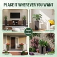 thumbnail image 4 of Homall 24" Tall Plastic Planter Set of 2 with Inside Pots, Drainages, for Outdoor and Indoor, 4 of 7