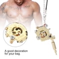 thumbnail image 1 of Colgante de Máquina de Tatuaje Mini Aleación, Máquina de Tatuaje con Bobinas Reales Collar Decoración Adorno de Bolso - Oro Unbranded JM13847, 1 of 7