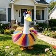 thumbnail image 4 of AuroraX 23 Inch Porch Goose Outfits Cinco De Mayo Porch Goose Outfit for Front Porch Goose Statue Large Garden All Holiday Goose Decorations Party, 4 of 6