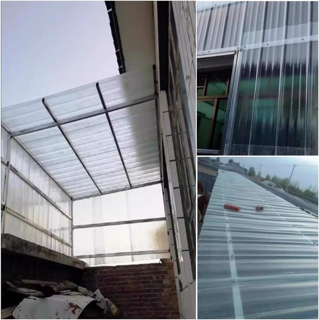 1mm Clear Roof Sheet,Corrugated Roofing Sheets,1/3/5/8/10/12/15 Pcs Fiberglass Daylighting Panels,Dustproof Daylighting Panels,Waterproof Roofing Tiles,Easy to Bend and Cut (35x28in,3 Pcs)