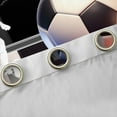 thumbnail image 4 of Feelyou Cartoon Football Athlete Black Out Curtains, Soccer Sports Gaming Curtains Pack of 2 (42x63 Each), Teens Kids Boys Girls Bedroom Curtains, Blackout Curtains Bedroom Decor, 4 of 6