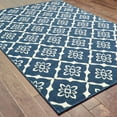 thumbnail image 5 of HomeRoots 5' x 8' Blue and Ivory Floral Stain Resistant Indoor Outdoor Area Rug, 5 of 10