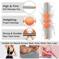 thumbnail image 3 of SALIHERI Fascia Muscle Roller, Cellulite Massager & Self-Massage Tool for Cellulite, Sore Muscles, Neck, Leg, Back, Deep Tissue Massage Stick, Orange, 3 of 6