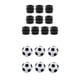 thumbnail image 1 of Reemplazo de la de futbolín de 32 mm Plástico duradero Negro Varilla de goma de parachoques, 1 of 9