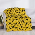 thumbnail image 3 of Fuzoiu Dinosaur Print Flannel Blanket,Throw Blanket,Flannel Home Decor,Fleece Bed Blankets,Cozy Soft Blanket for Bed, Sofa, Camping, and Travel-80"x60", 3 of 6