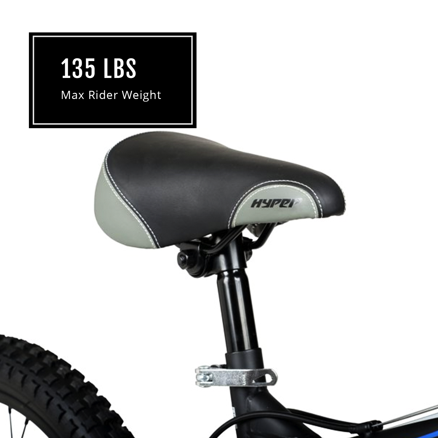 Hyper Bicycles Shocker 20" Mountain Bike, Black photo 6