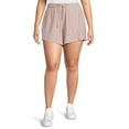 thumbnail image 3 of Athletic Works Women's and Women's Plus ButterCore Performance Gym Shorts, Sizes XS-4X, 2-Pack, 3 of 6