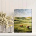 thumbnail image 2 of Qisvanset 12x16 Inch Elephants Running Dust Storm Canvas Painting Wall Art, 2 of 5