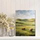 thumbnail image 2 of Qisvanset 12x16 Inch Elephants Running Dust Storm Canvas Painting Wall Art, 2 of 5