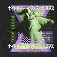 thumbnail image 2 of Men's The Nightmare Before Christmas Oogie Boogie Retro Glitch Graphic Tee Black Small, 2 of 5