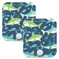 thumbnail image 7 of Yayeee 2-Pack Plug in LED Night Lights with Light Sensors Motion Detectors, Sharks Pattern, 7 of 7