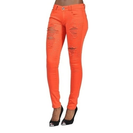 orange pants womens