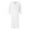 White, variant on Fimkaule Muslim Dresses for Men Long Sleeve Arabia Casual Pocket Loose Shirt Solid Thobe Robe for Men
