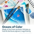thumbnail image 3 of Princeton Art & Brush Co Aqua Elite Synthetic Kolinsky Sable Watercolor Brush, Quill, 6, 3 of 4