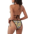 thumbnail image 2 of Zufioo Lavender Flowers for Women's Bikini Set,High Elastic Swimsuit and Swim Trunks Two-piece Set-Removable Chest Pad,Strap Style,Pool and Beach Swimwear-Small, 2 of 7