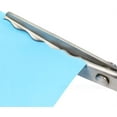 thumbnail image 5 of Fabric Pinking Shears, Professional Stainless Steel Handled Scissors, Black, 18mm Scalloped Blade, 5 of 8