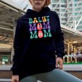 thumbnail image 2 of Ballet Mom Retro Merch Gift Ideas for Dancers Navy Hooded Sweatshirt or Hoodie, Small, 2 of 5
