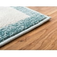 thumbnail image 5 of Jill Zarin’s Uptown Rectangular Abstract Modern Area Rugs, Turquoise, 5 of 8
