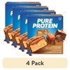 (4 pack) Pure Protein Bar, Chocolate Salted Caramel, 19g Protein, 12 Ct