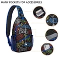 thumbnail image 2 of Game Play Crossbody Sling Bag for Women Men Hiking Sling Backpack Chest Bag Travel Hiking Casual Sport Daypack, 2 of 6
