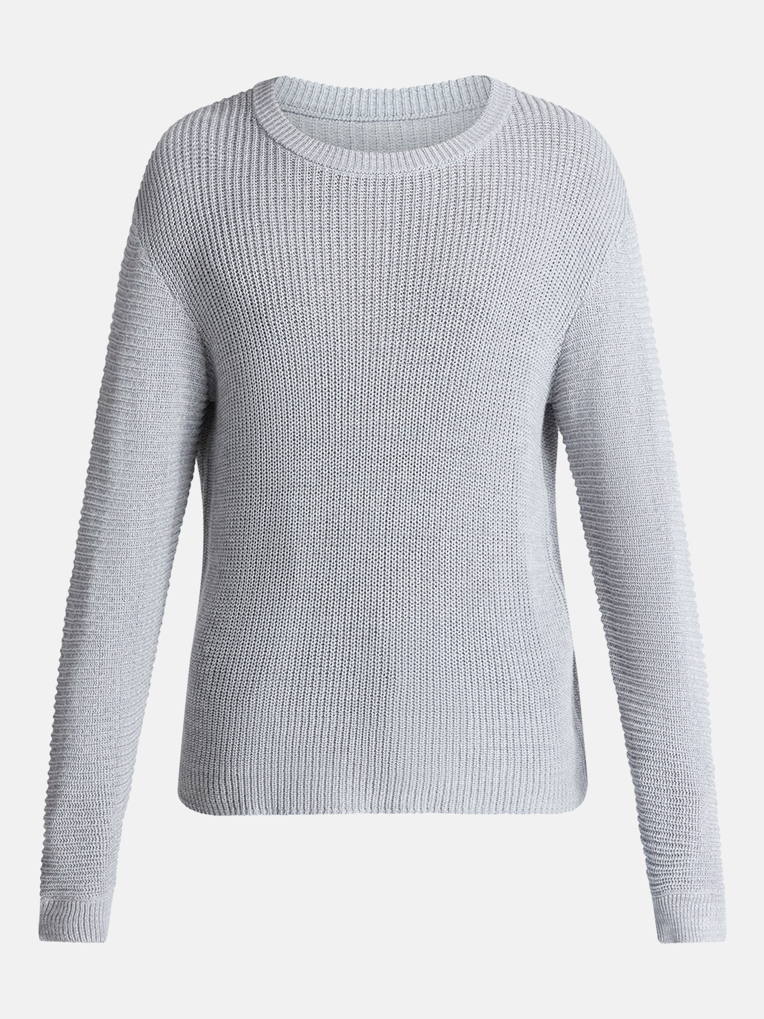 No Boundaries Marled Cotton Crewneck Pullover Sweater, Midweight, Men's & Big Men's
