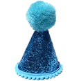thumbnail image 2 of Accesorios Para Mascotas Con Diadema Sombrero De Cumplea?os Para Mascotas Fiesta De Cumplea?os Gatito Azul Sunnimix Sombrero de cumpleaños de mascotas, 2 of 8