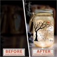 thumbnail image 4 of Memorial Mason Jar Light 2IMT Red Cardinal, regalo de condolencia, 4 of 8