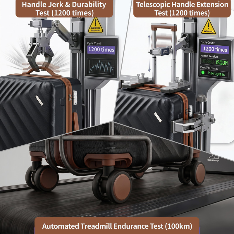 Rosamo 3-Piece Hardside Carry-On Luggage Set photo 4