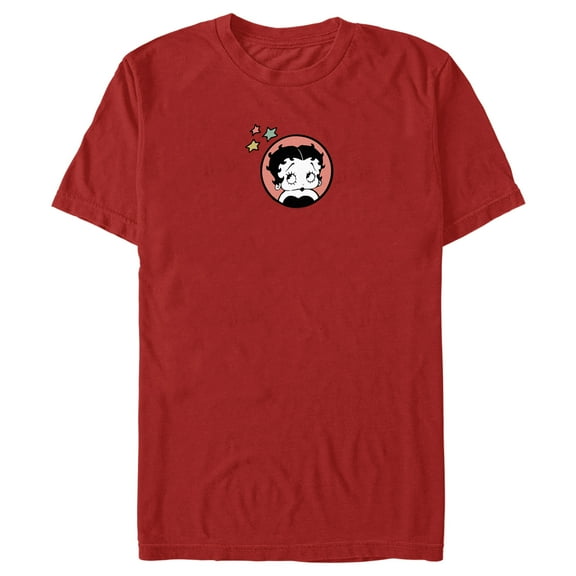 Men's Betty Boop Small Stars Icon  Graphic Tee