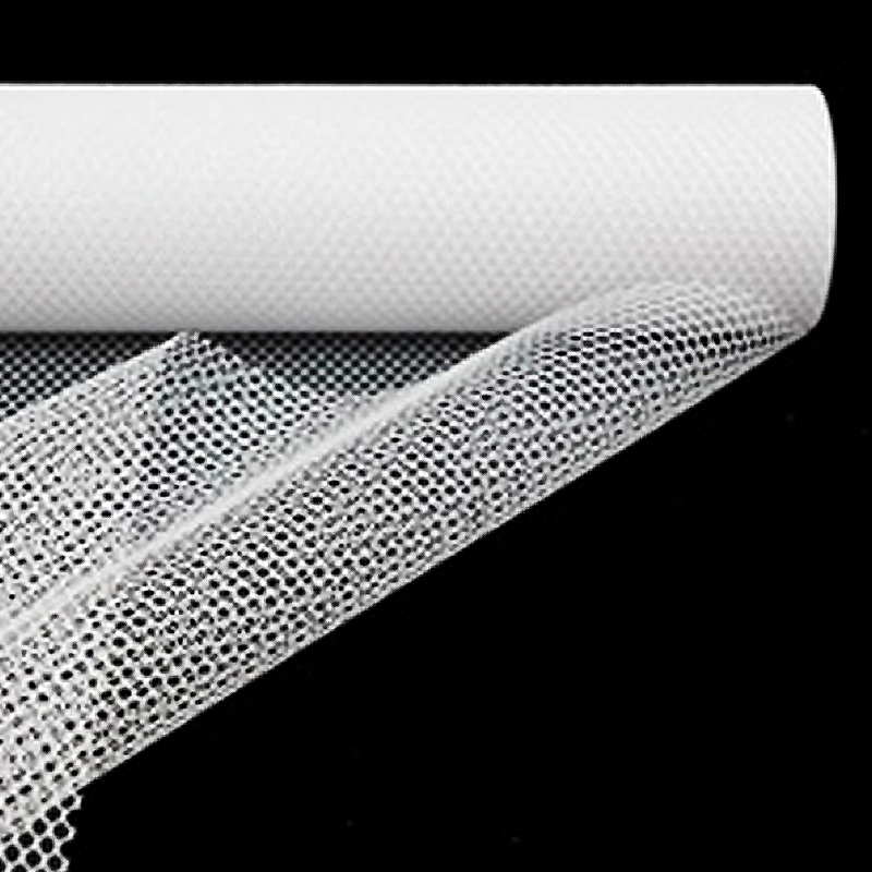 19"x 10 Yards White Polyester Hex Deco Mesh Rolls Mesh Netting Fabric