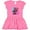 Raspberry with Polka Dots, variant on Inktastic Gender Reveal Will it be a Little Buck or Doe? Gift Baby Girl Dress