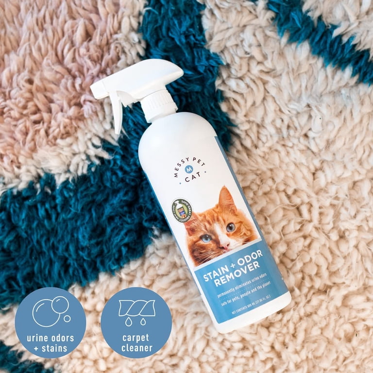 Messy Pet Cat Stain & Odor Remover, 3-Pack (27 oz each) photo 2