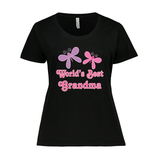 Inktastic World's Best Grandma Women's Plus Size TShirt
