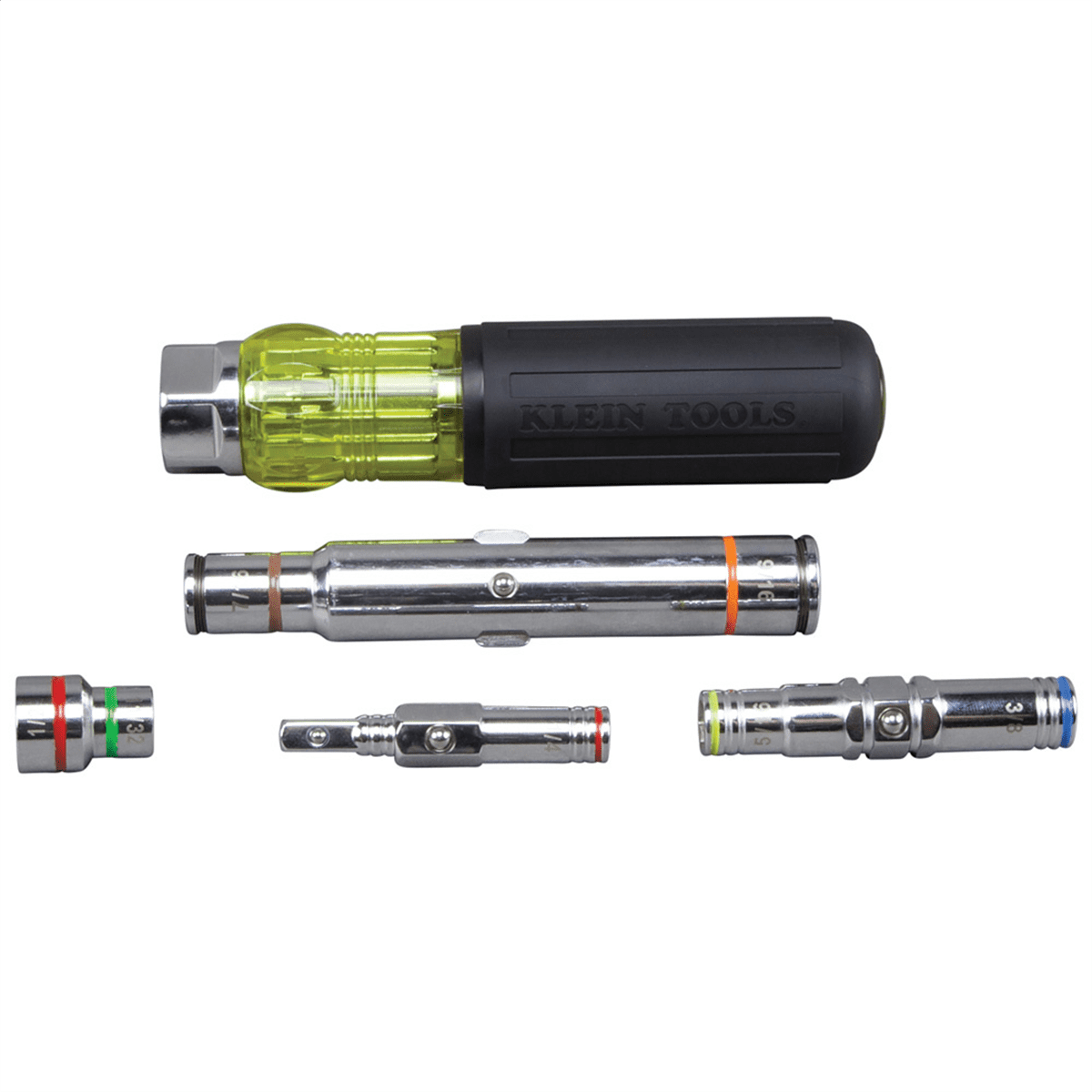 Klein Tools 7-in-1 Multi-Bit Screwdriver / Nut Driver, Magnetic