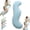 Blue, variant on Pea Pod Body Pillow for Side Sleeper, Ergonomic Pillows with Cooling Fabric & Removable Pillowcase, Effectively Supports Legs, Back