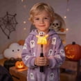 thumbnail image 5 of Halloween Light up Toys, Hand Held Pumpkin Ghost Light Up, Pumpkin Ghost Shape LED Wands, Spooky Ghost Flashing Wand for Halloween Party Trick Or Treat Cosplay Supplies, Goody Bag Fillers, 5 of 5